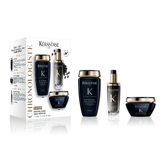 KERASTASE Chronologiste Total Scalp Hair Revitalizing Hair Care Refillable Set