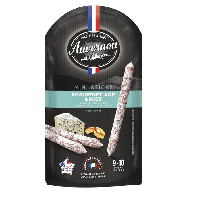 Auvernou Roquefort & Walnut Mini Sticks